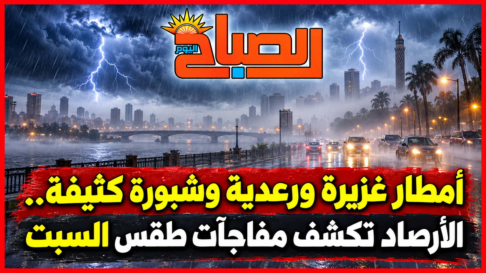 أمطار غزيرة ورعدية وشبورة كثيفة.. الأرصاد تكشف مفاجآت طقس السبت
